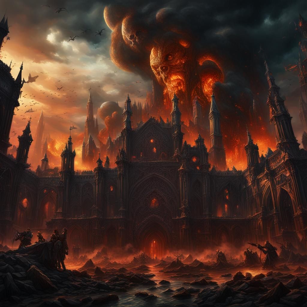Gothic Armageddon: Detailed Matte Painting
