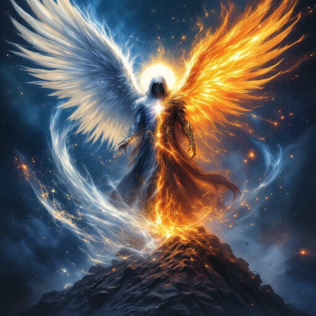 Cosmic Titan: Divine and Demonic Duality