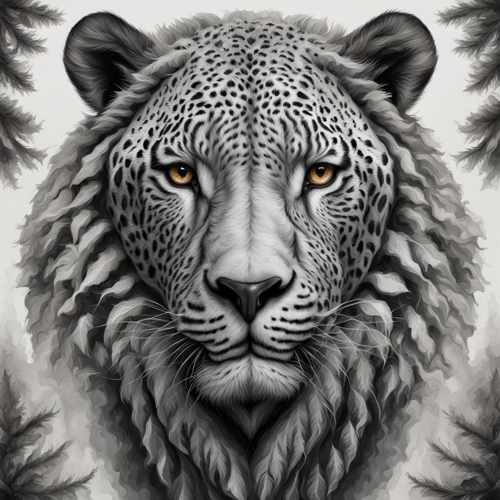 Realistic Wildlife Portrait in Digital Art