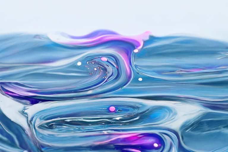 Colorful Galaxy Drip: Pink, Blue, and Purple