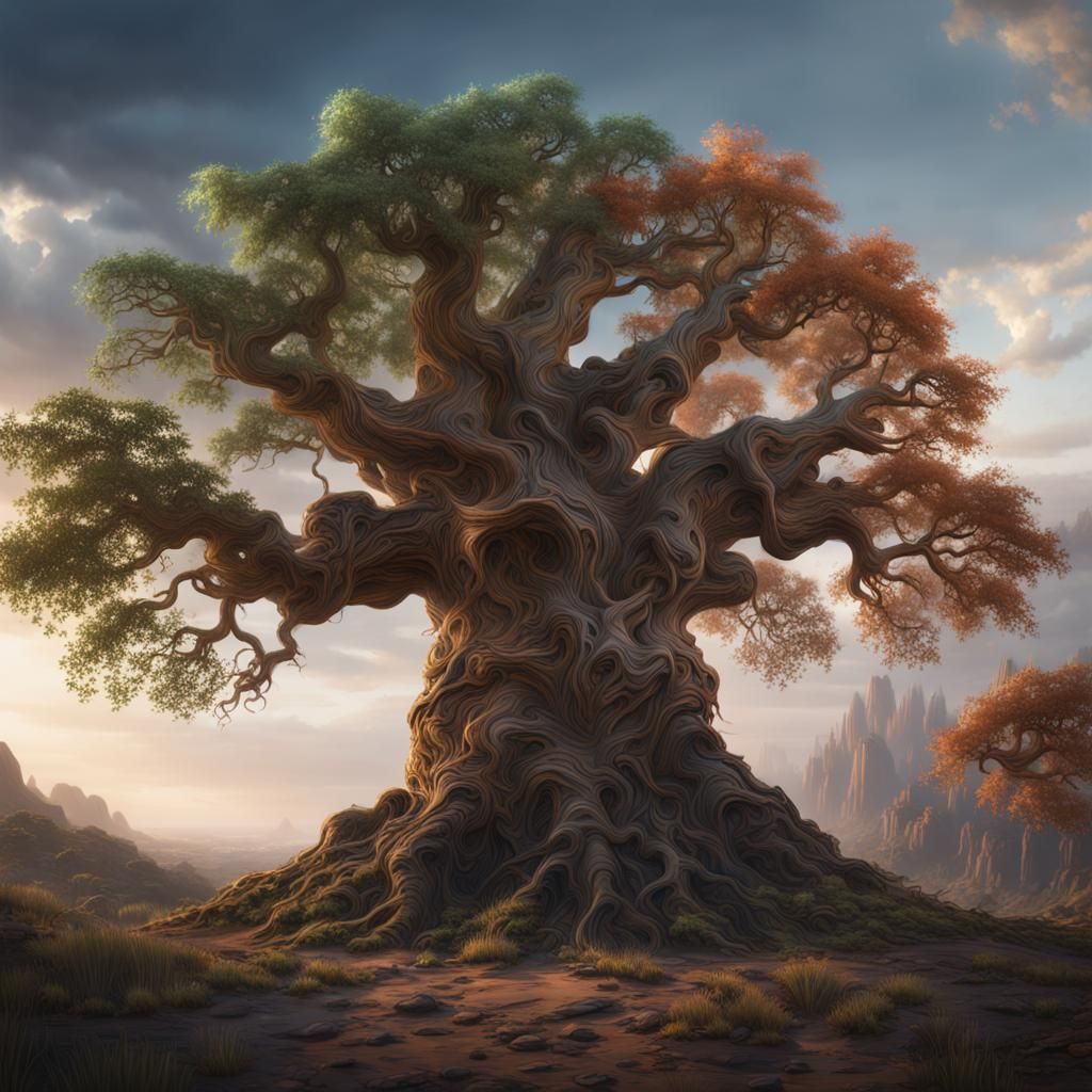 Tree of Life: Detailed Matte Painting