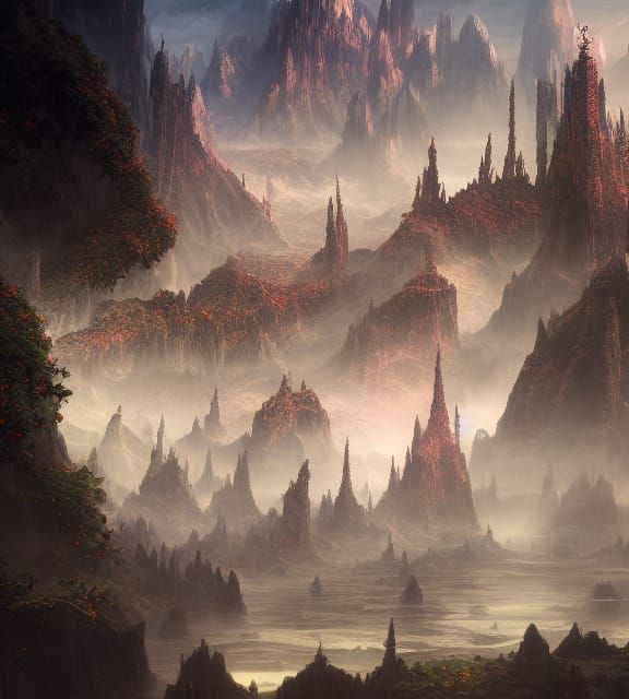 Fantasy Concept Art in Deep Color