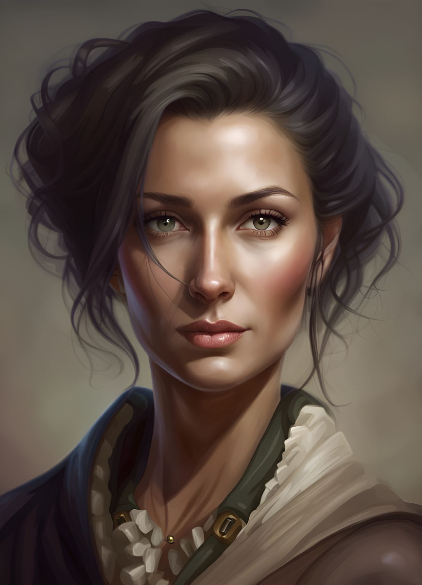 Perfect Woman Portrait in Midjourney Style