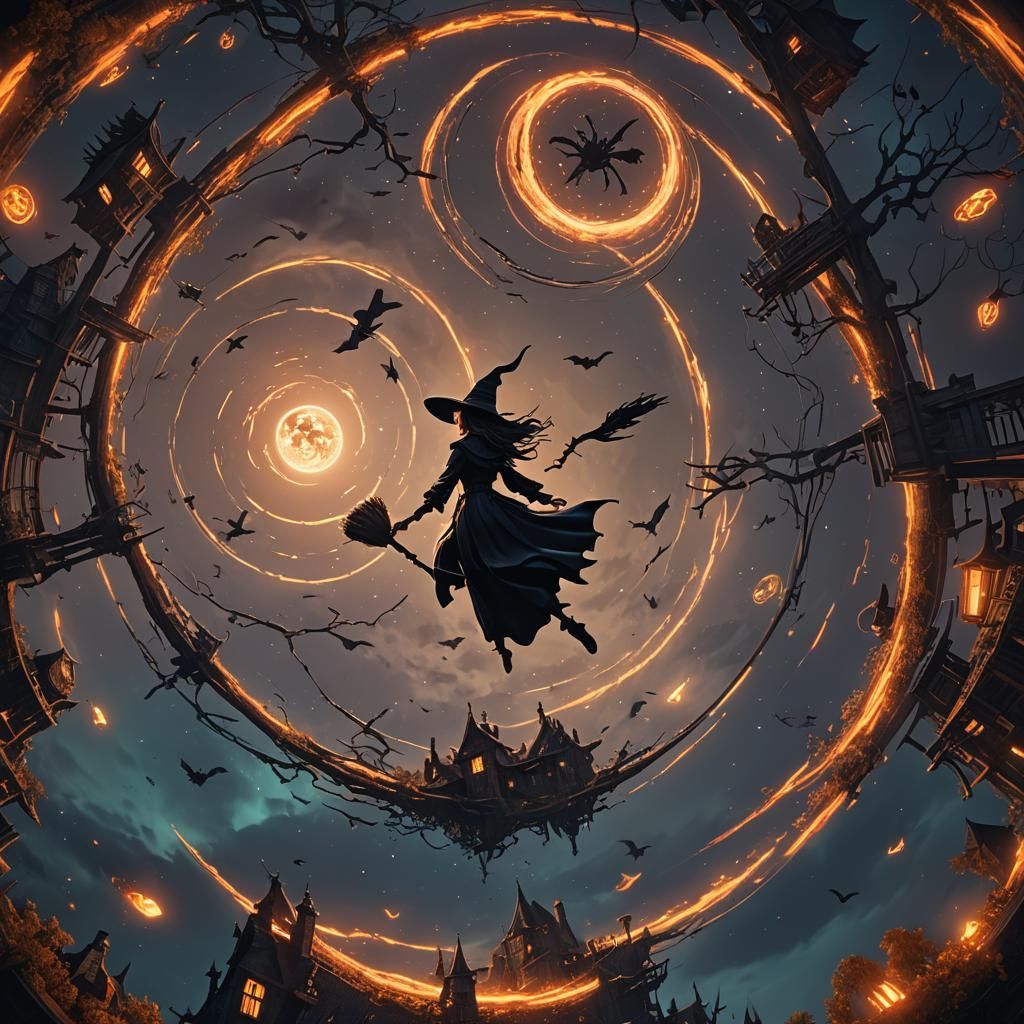 Aerial Witchcraft: Fantasy Art in Unreal Engine 5