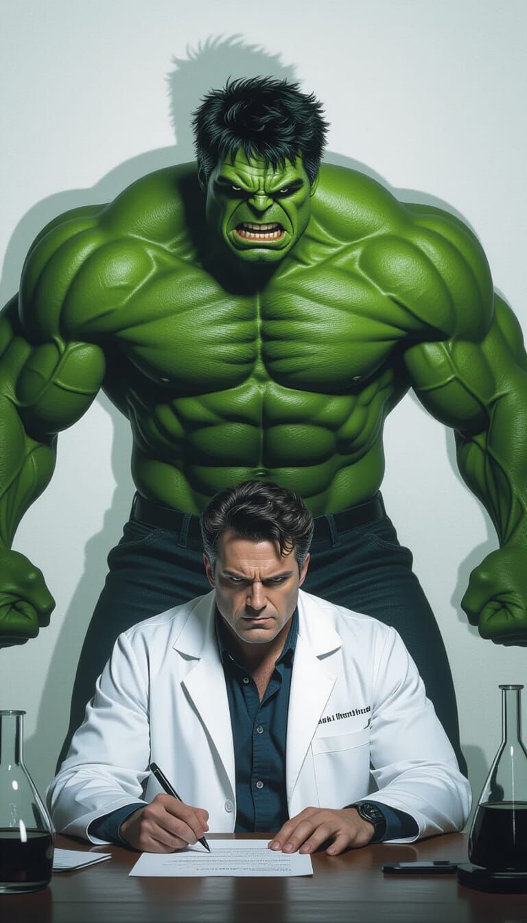 Bruce Banner's Hulk Shadow: Matte Painting