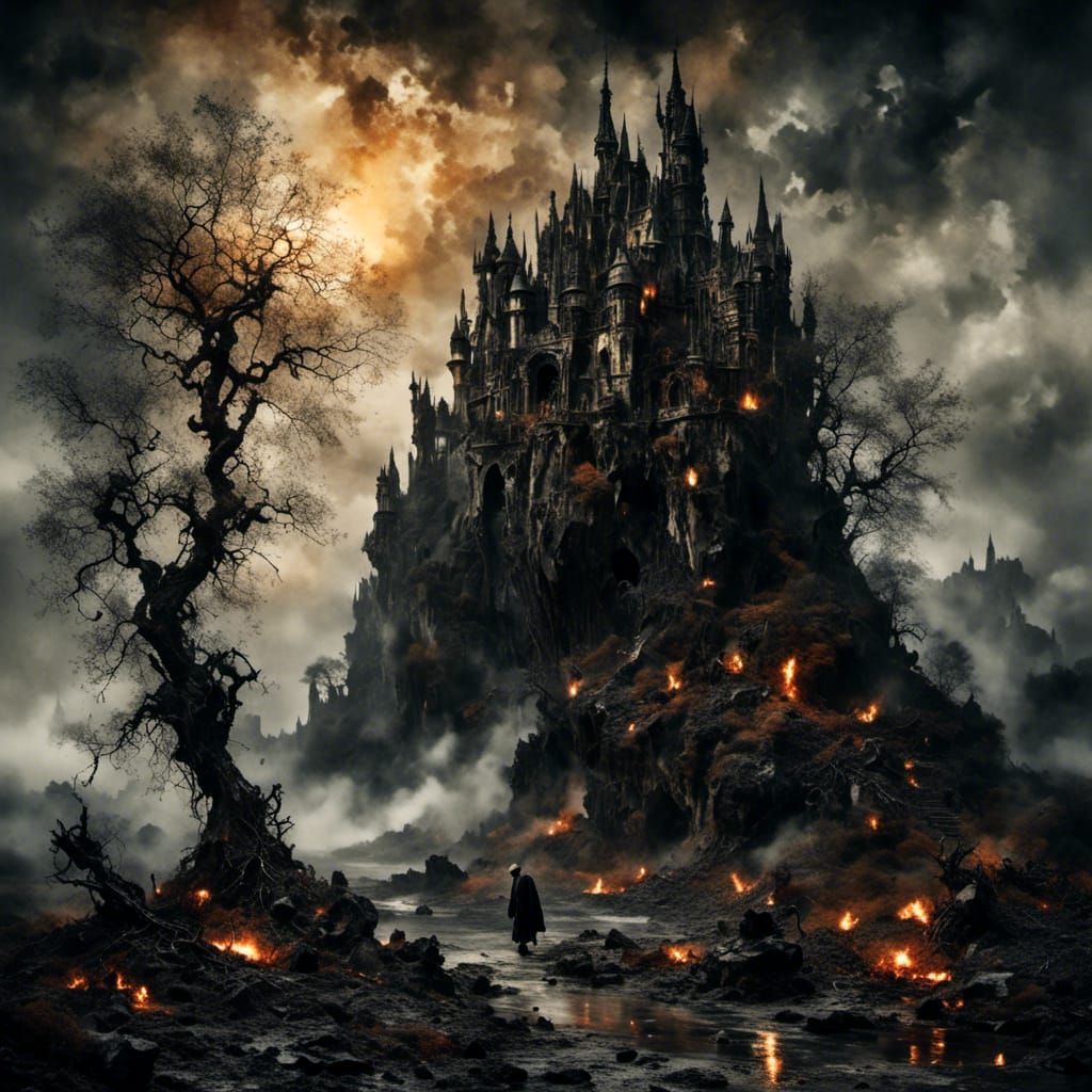 Tragic Sunset: Warmth Fades into Evening