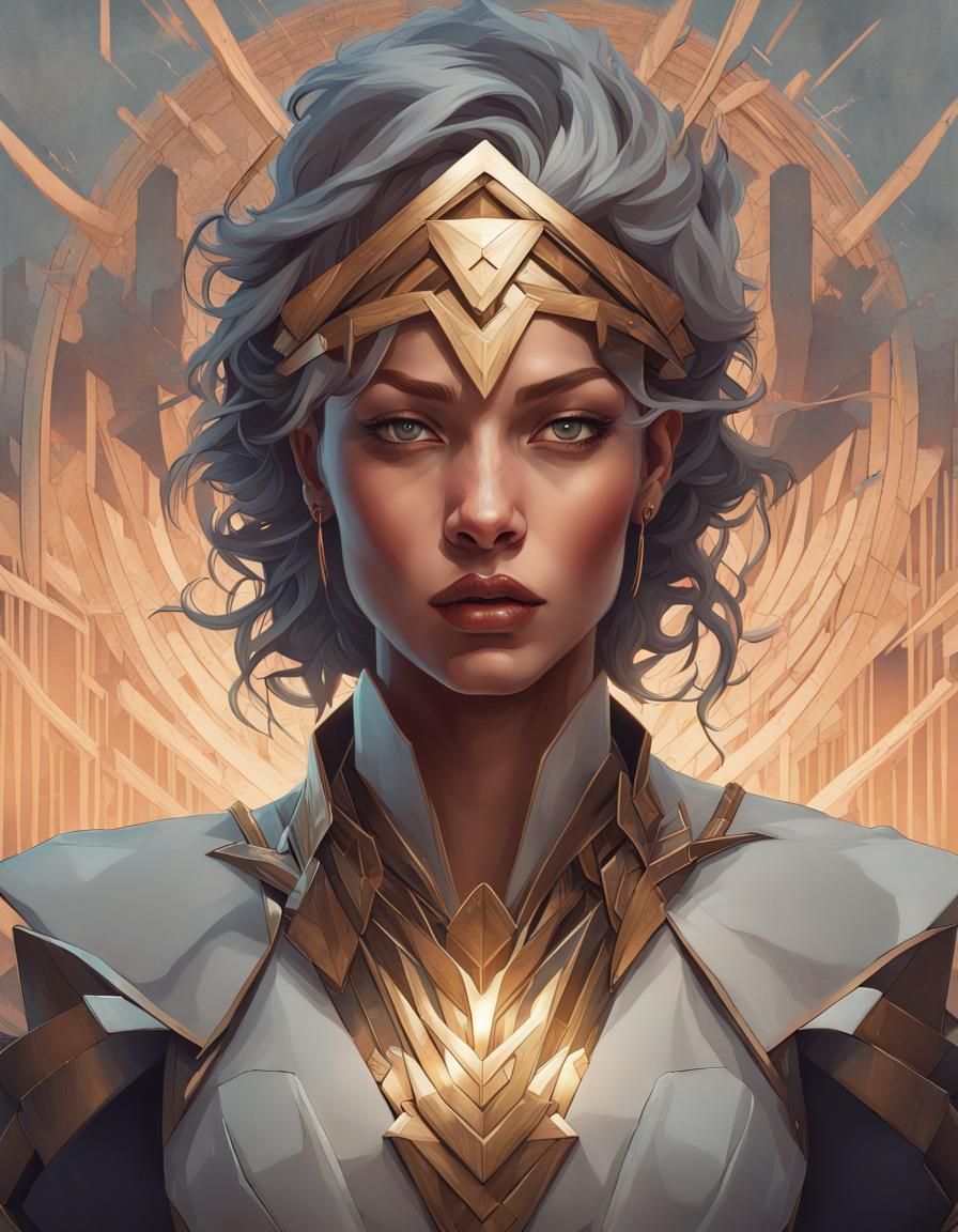 Resilient Woman: Strength in the Storm