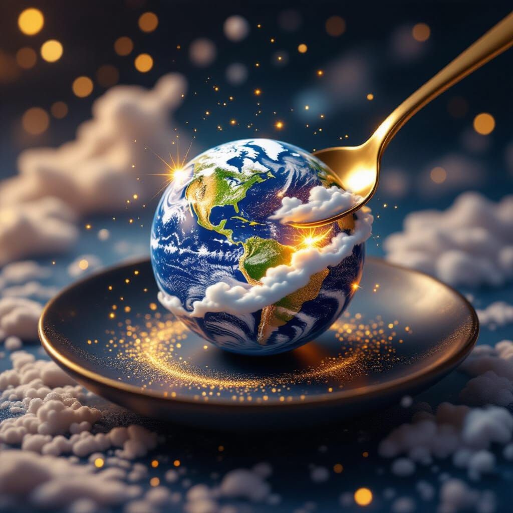 Golden Spoon Serves Planet Earth as Dessert