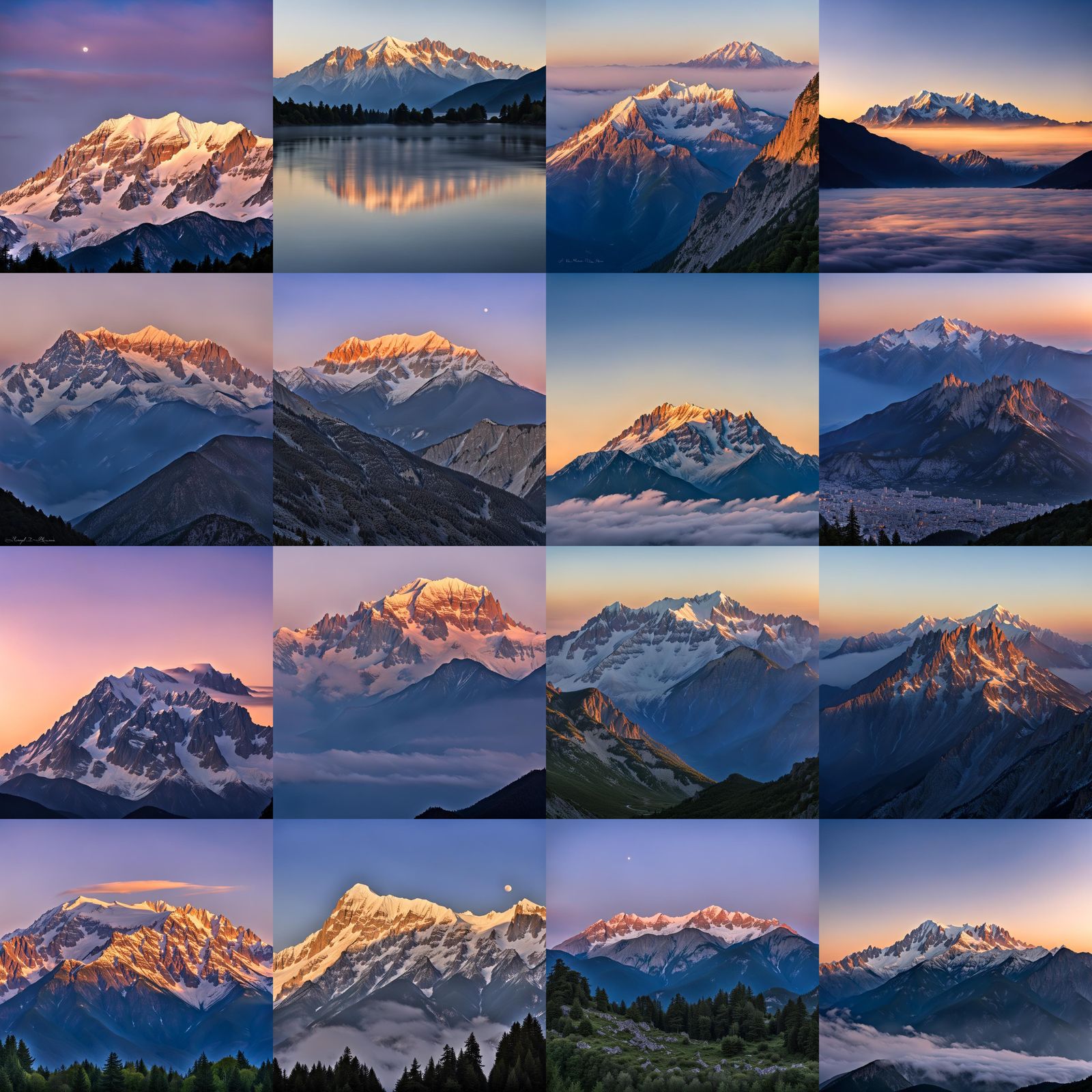 Mount Olympus at Dawn: A Majestic Scene