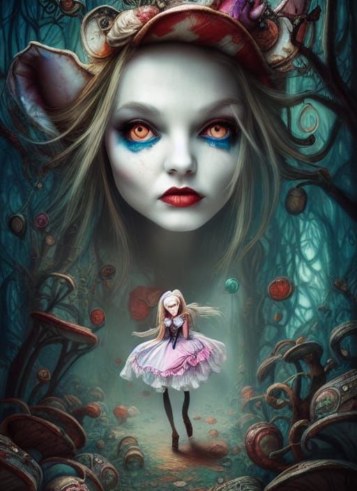 Alice in Wonderland: Horror Fantasy Concept Art