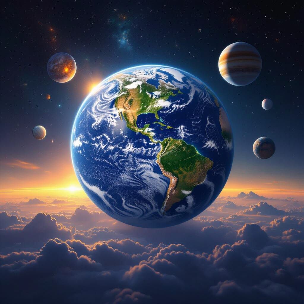 Earth from Space: Solar System Vista