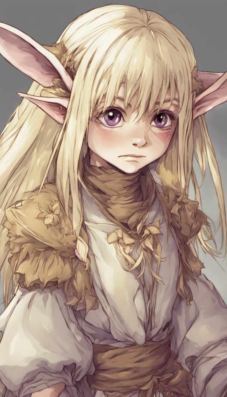 Blonde Gelfling in Anime Style