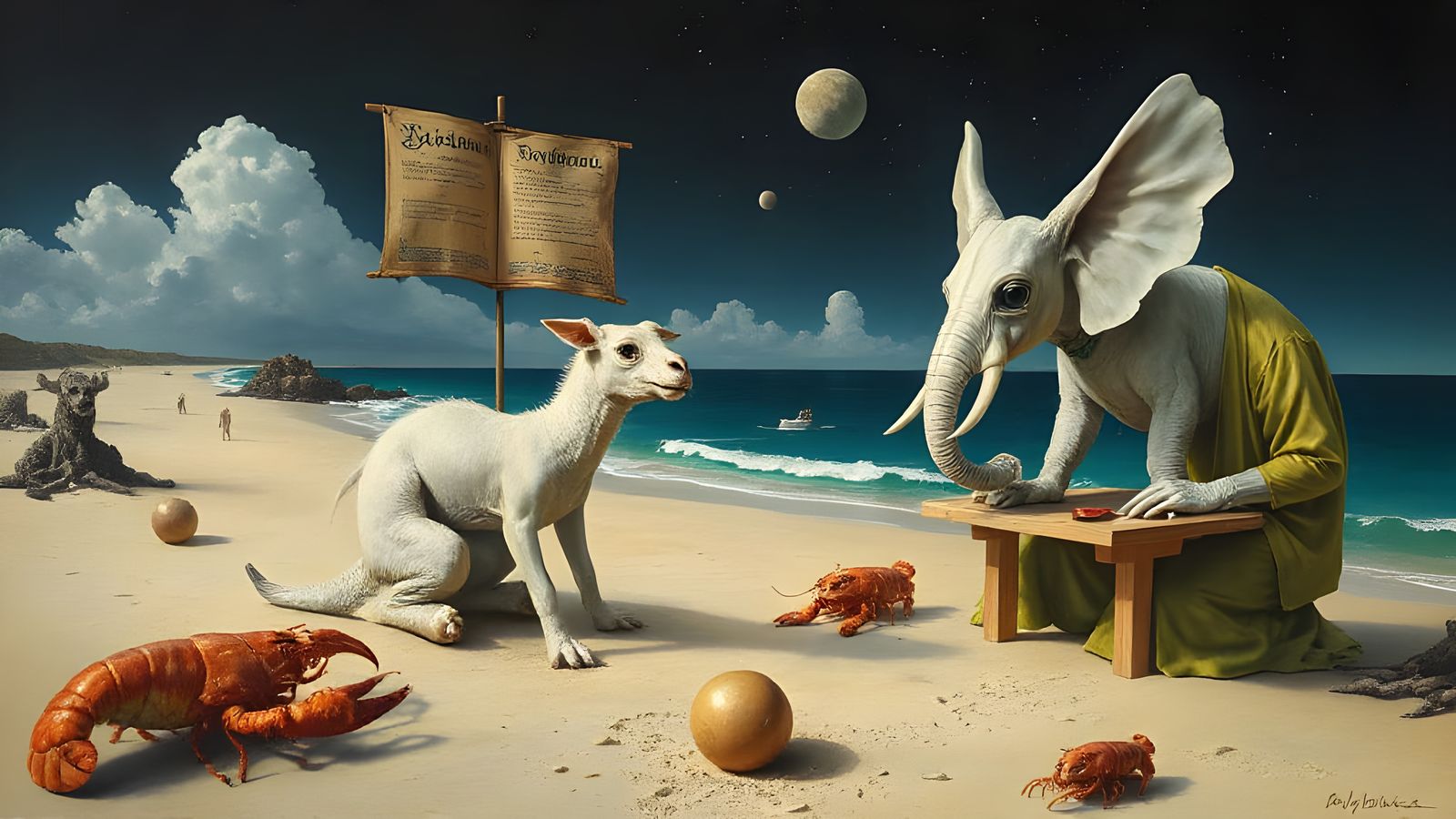 DOCTOR MOREAU'S CRYPTID ALBINO FREAKS