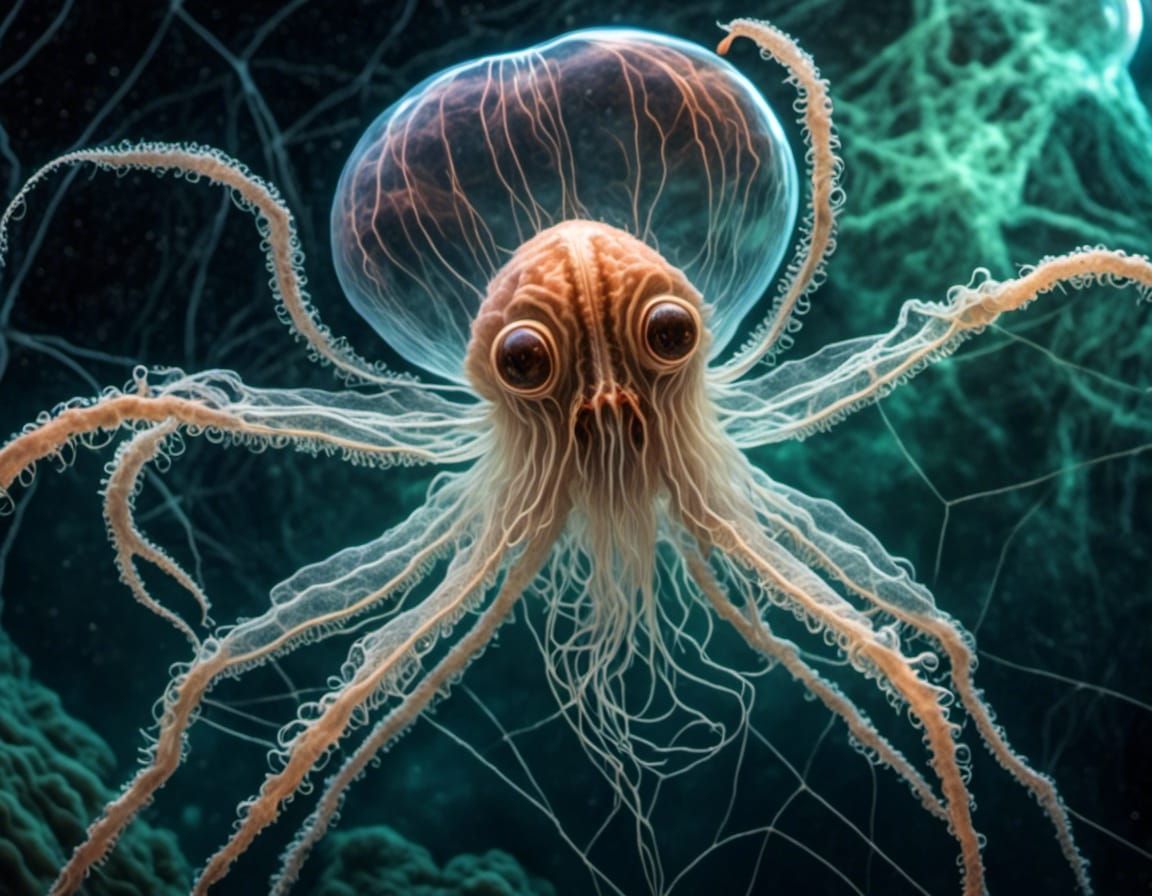 octopus jellyfish hybrid