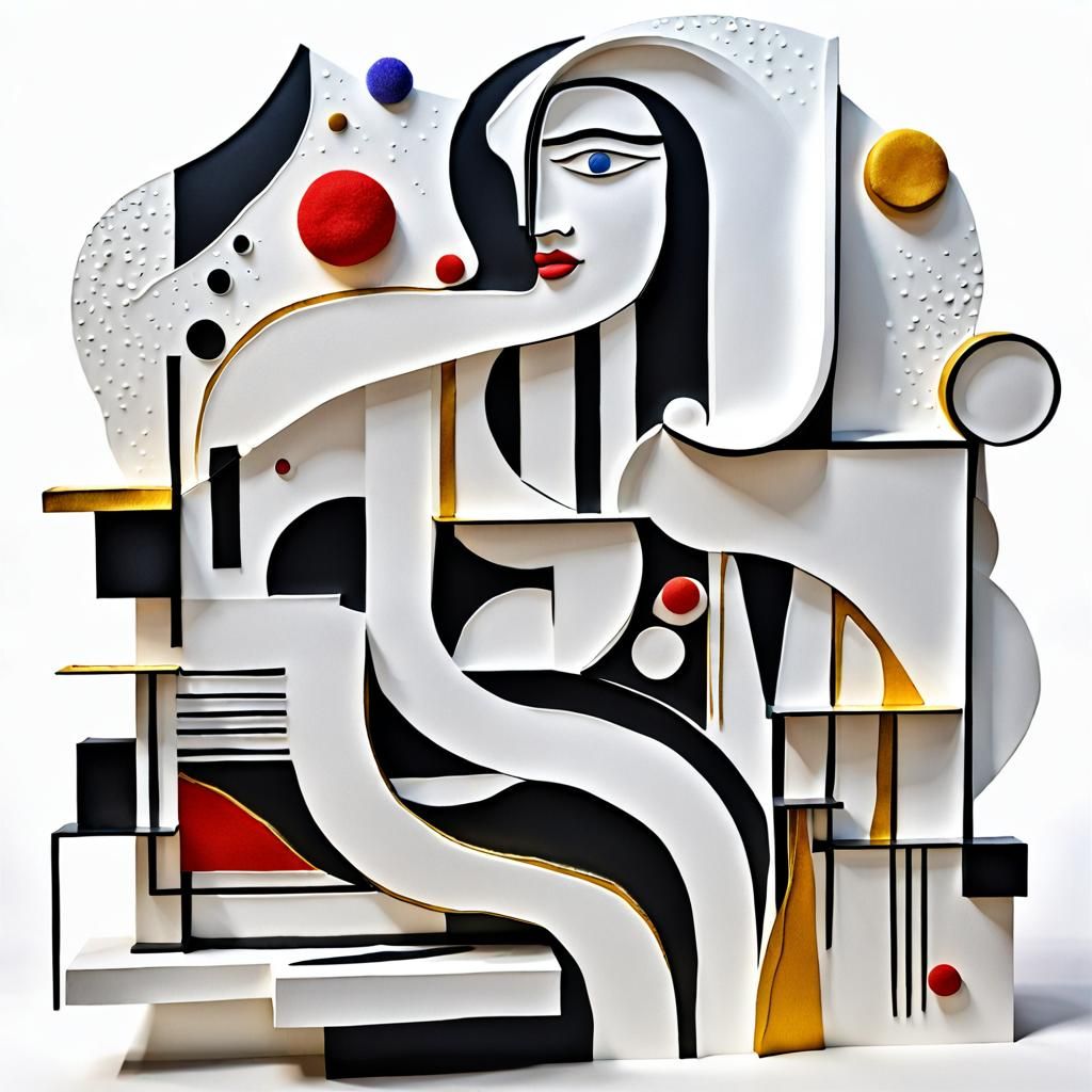 art sculpture  3D ZEN abstrait