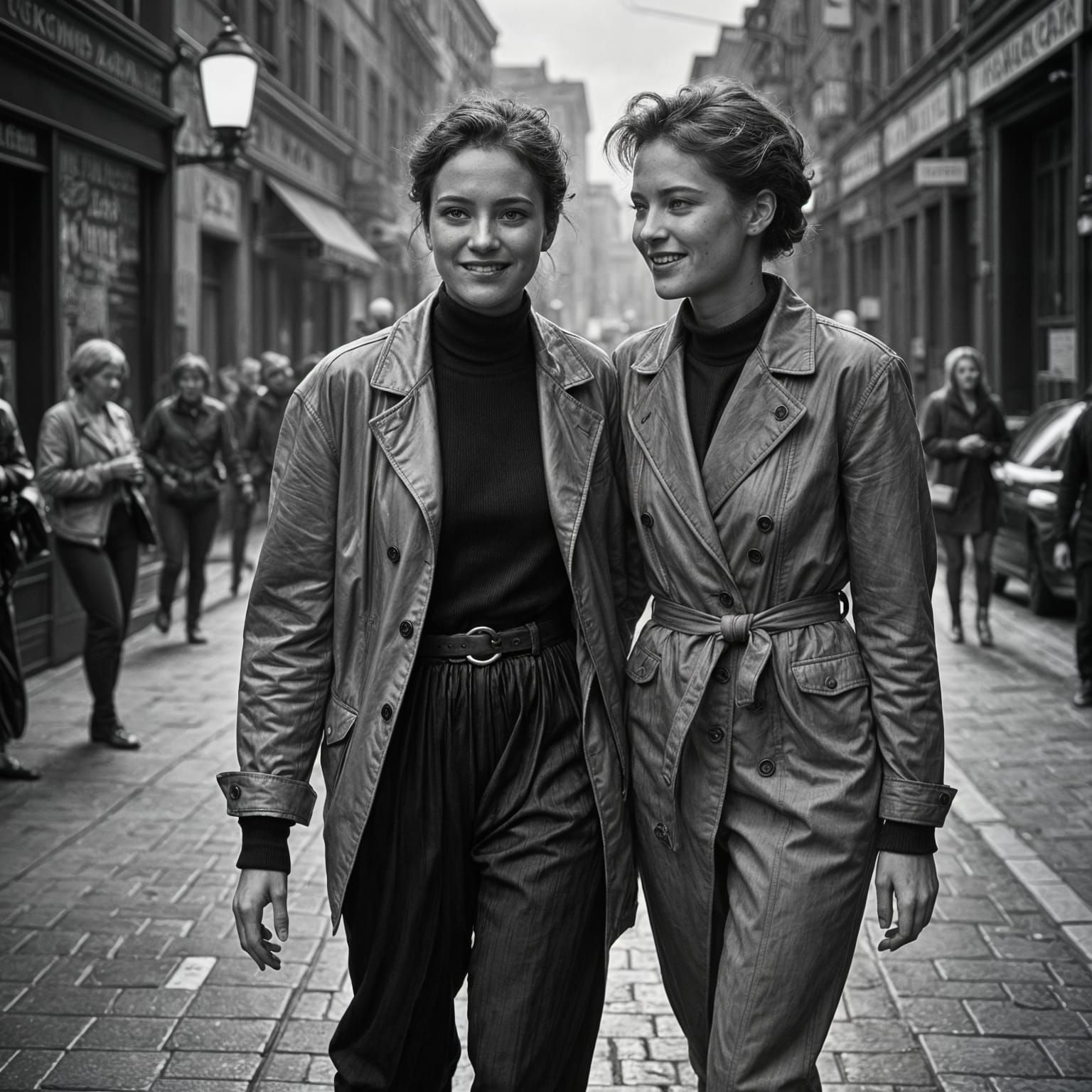 Women Back to Back in Lindbergh Style