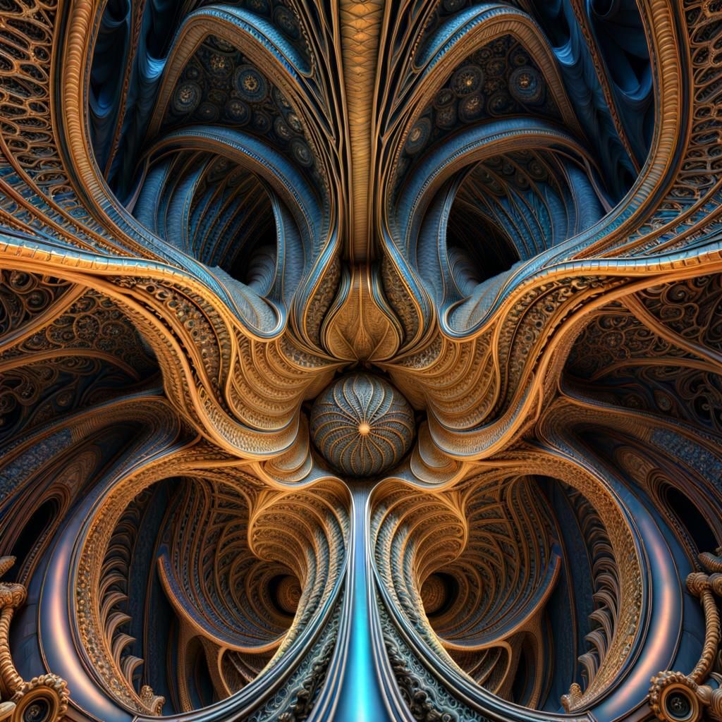 Intricate Mandelbrot Neural Network: Psychedelic Art