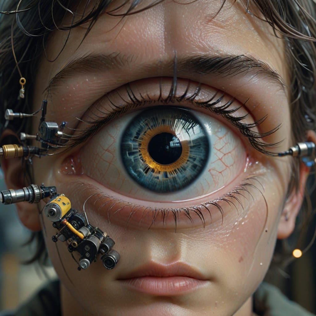 Highly Detailed Futuristic Camera Device