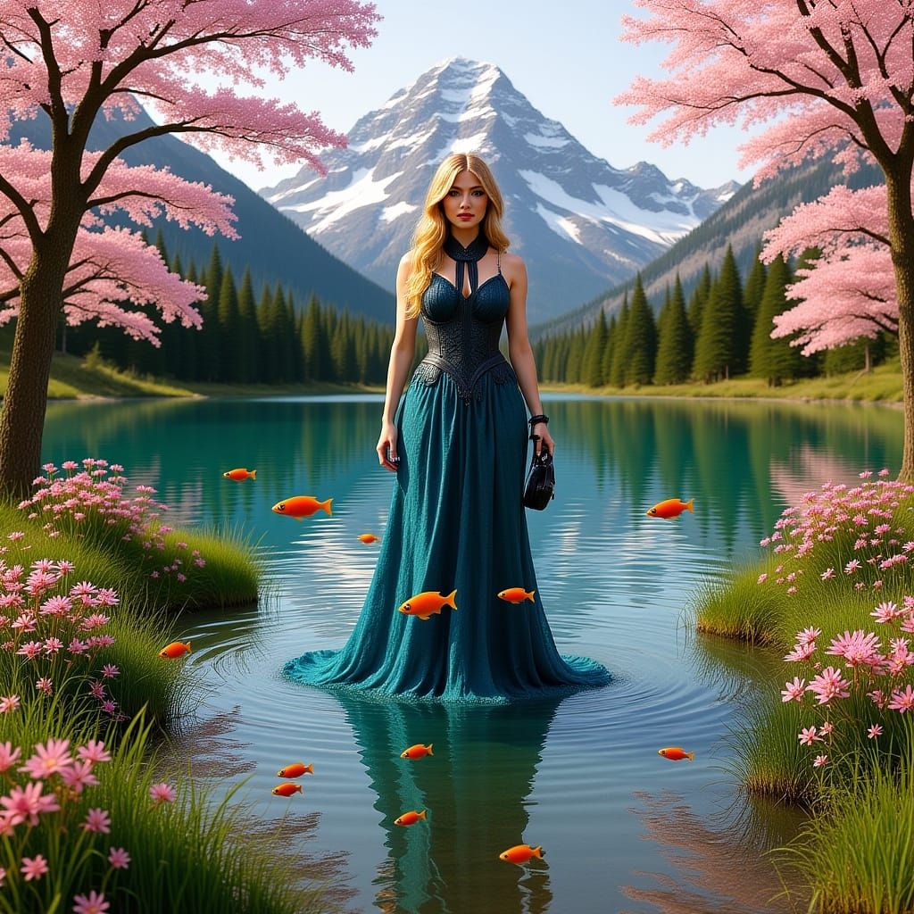 Mermaid Goddess on Underwater Photography Mission