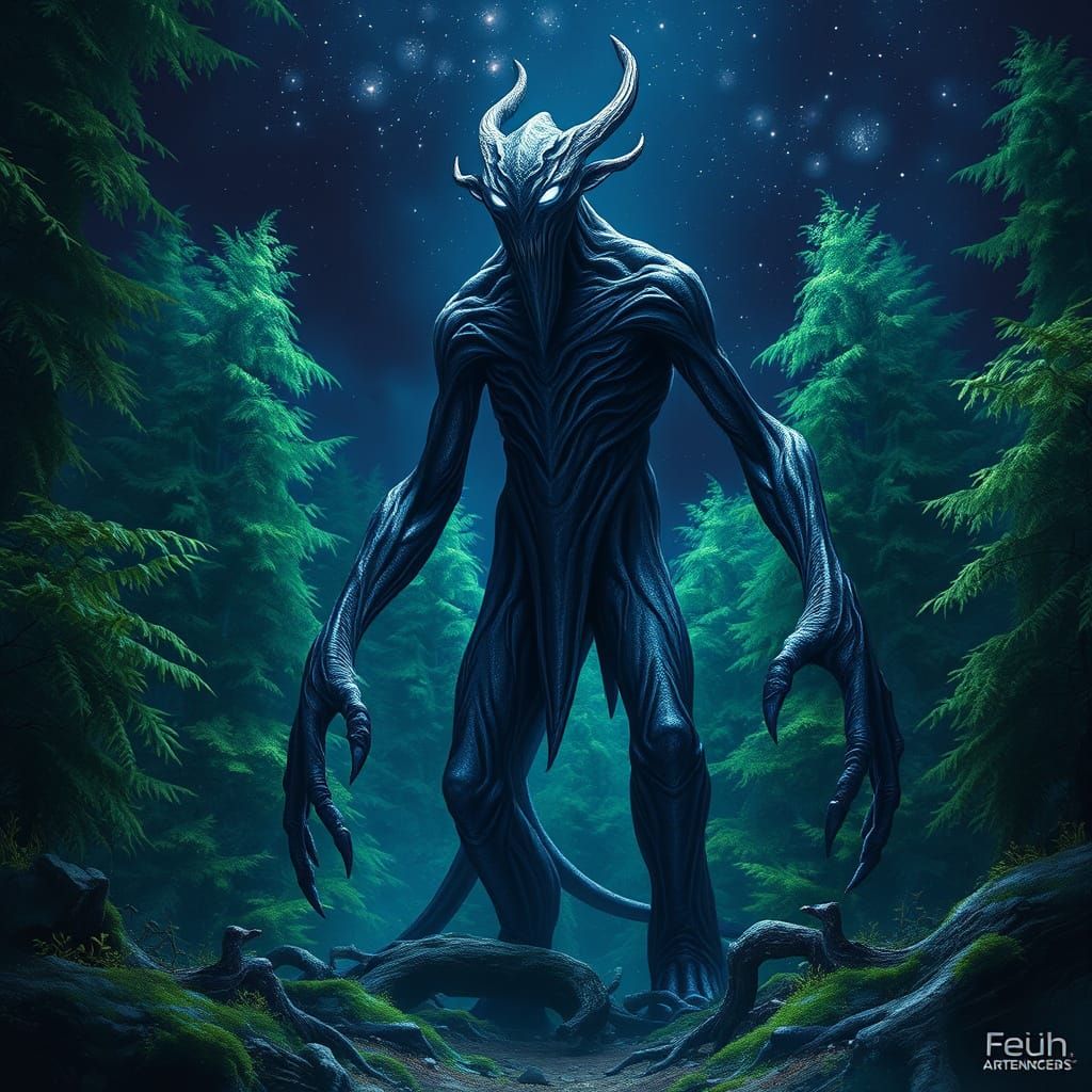 Ethereal Guardian of the Mystical Woodland