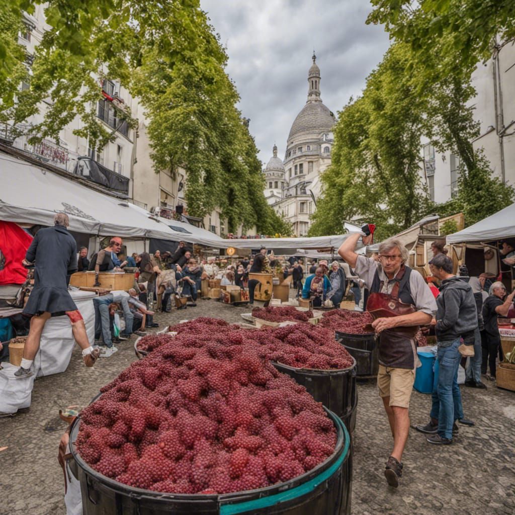Montmartre Grape Harvest Festival Image