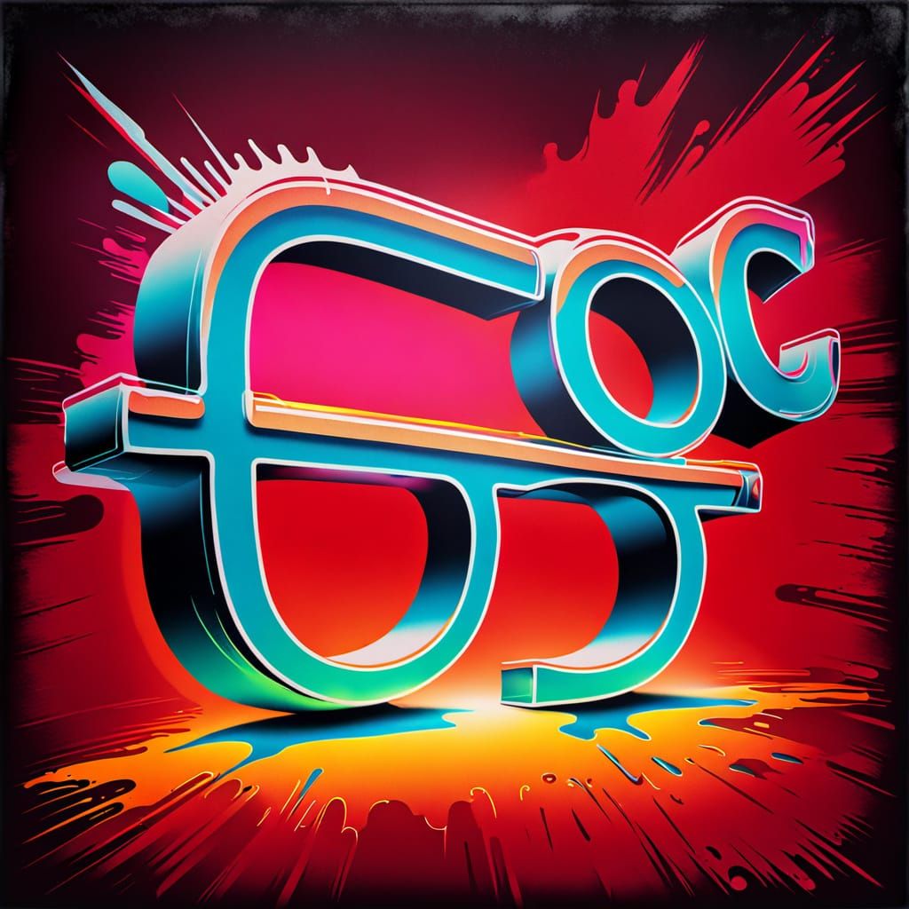 Retro Airbrush T-Shirt Design in Neon Colors