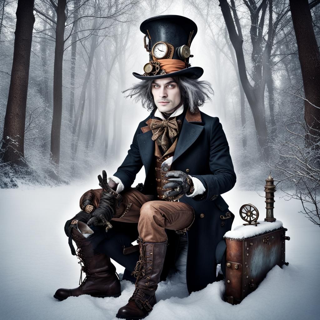 Steampunk mad hatter