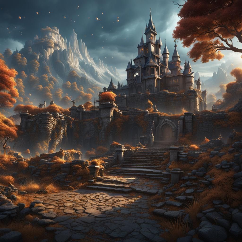 Detailed Matte Painting Designed for Social Media Engagement