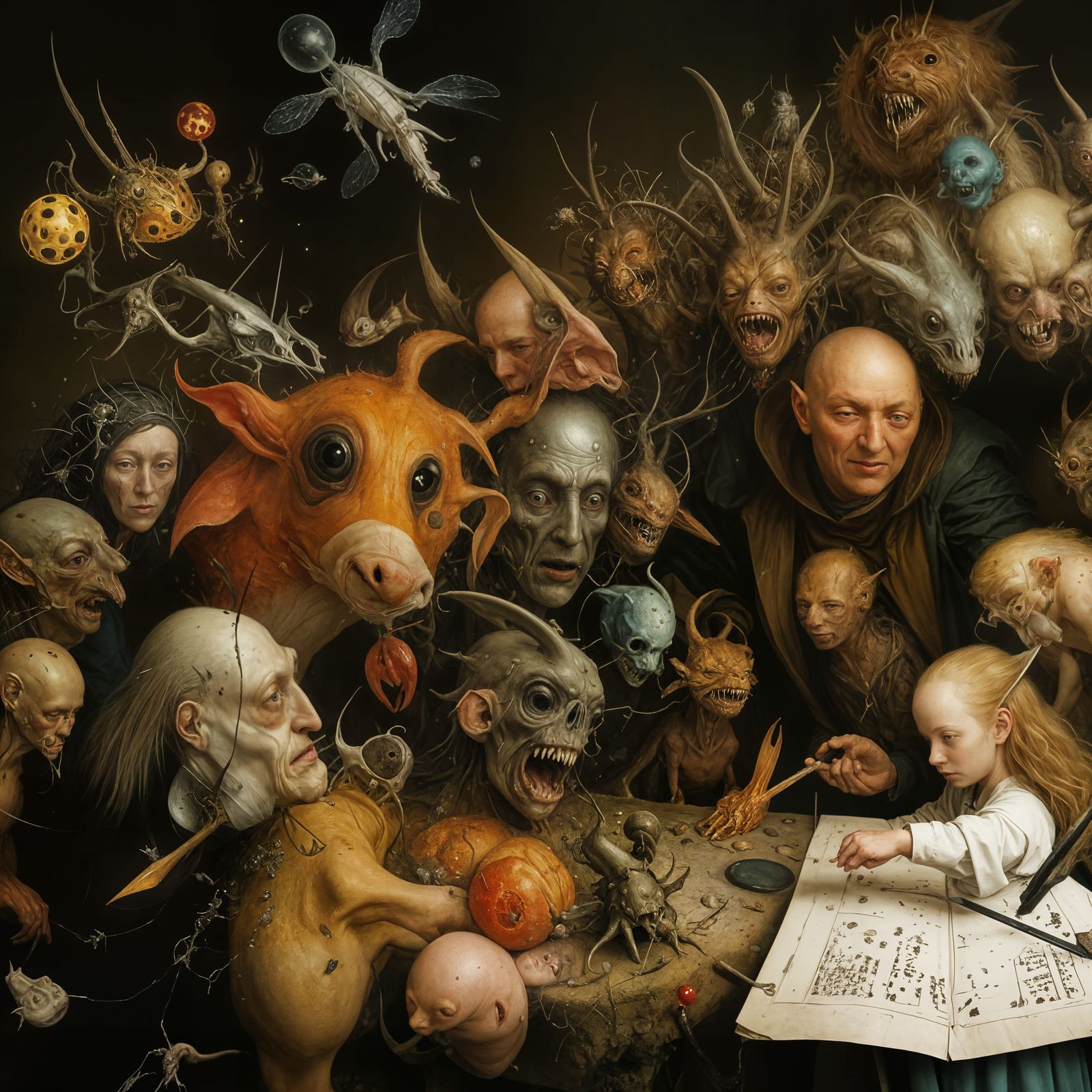 the only two creatures in the room are the Monk, and the you...