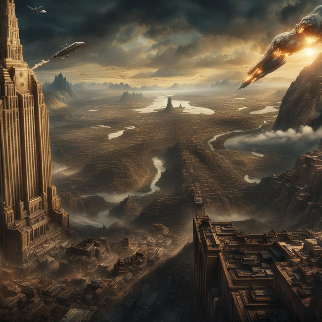 Epic Cinematic Portrait of Donald Trump