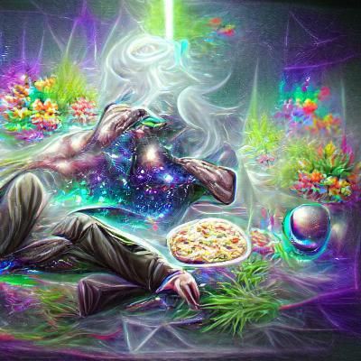 Holographic Astral Cosmic Illustration in 8K
