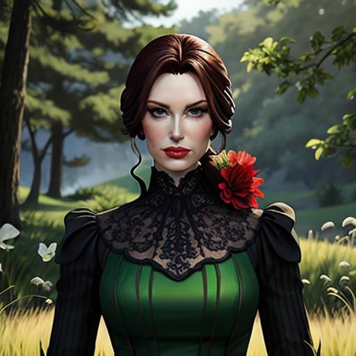 AI-Generated Image of Splendor in the Grass