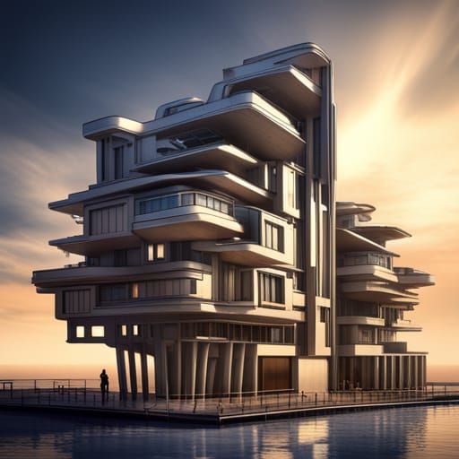 Ethereal Futuristic Architecture Revelation