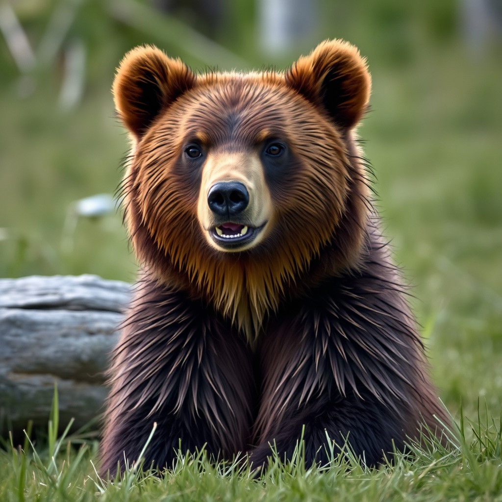 Bear in Natural Habitat Photograph