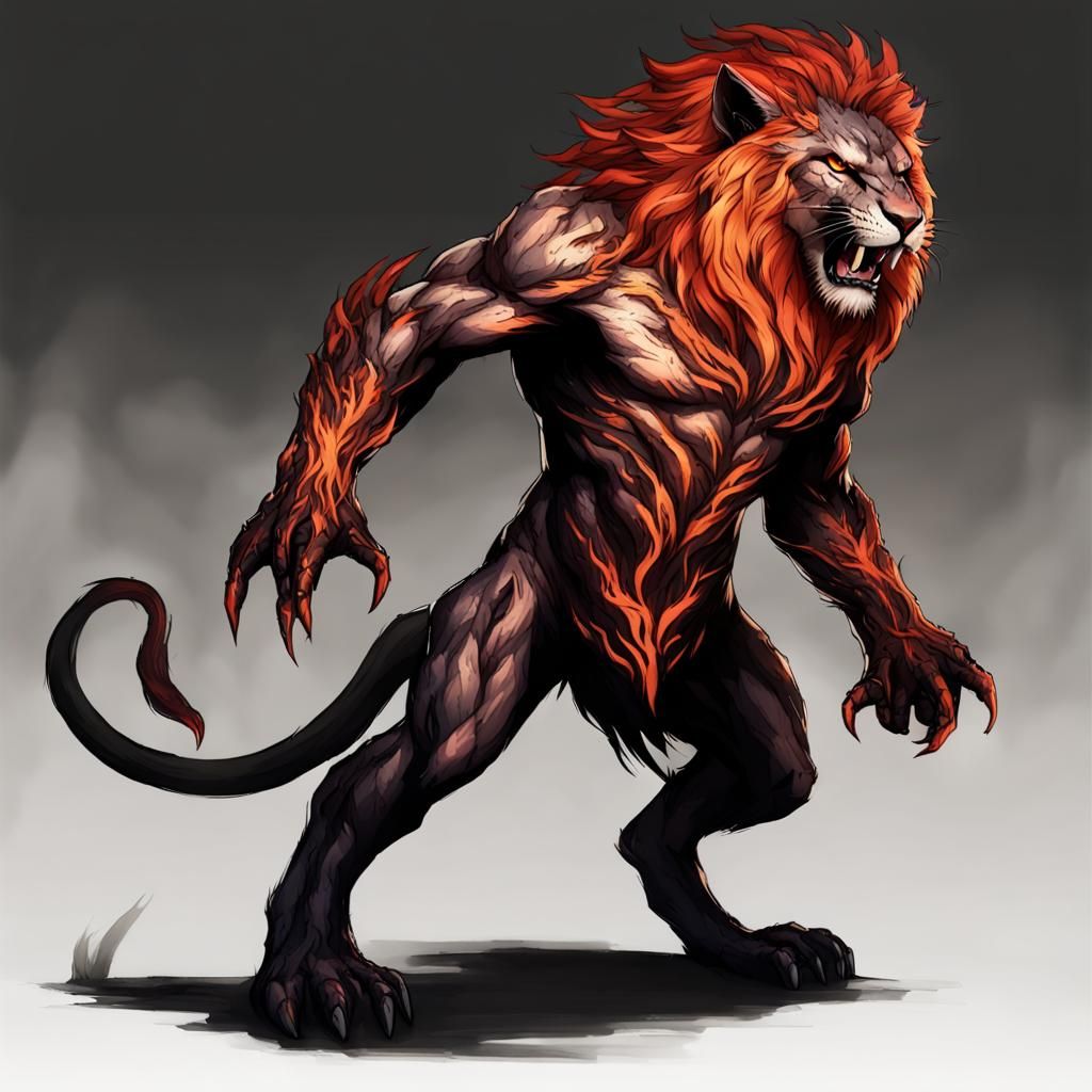 Lion God Beyond the Universe: Digital Matte Painting