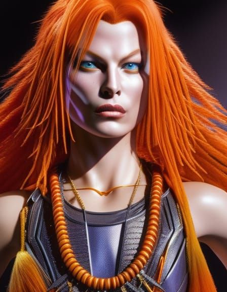 Leeloo from The Fifth Element: Concept Art