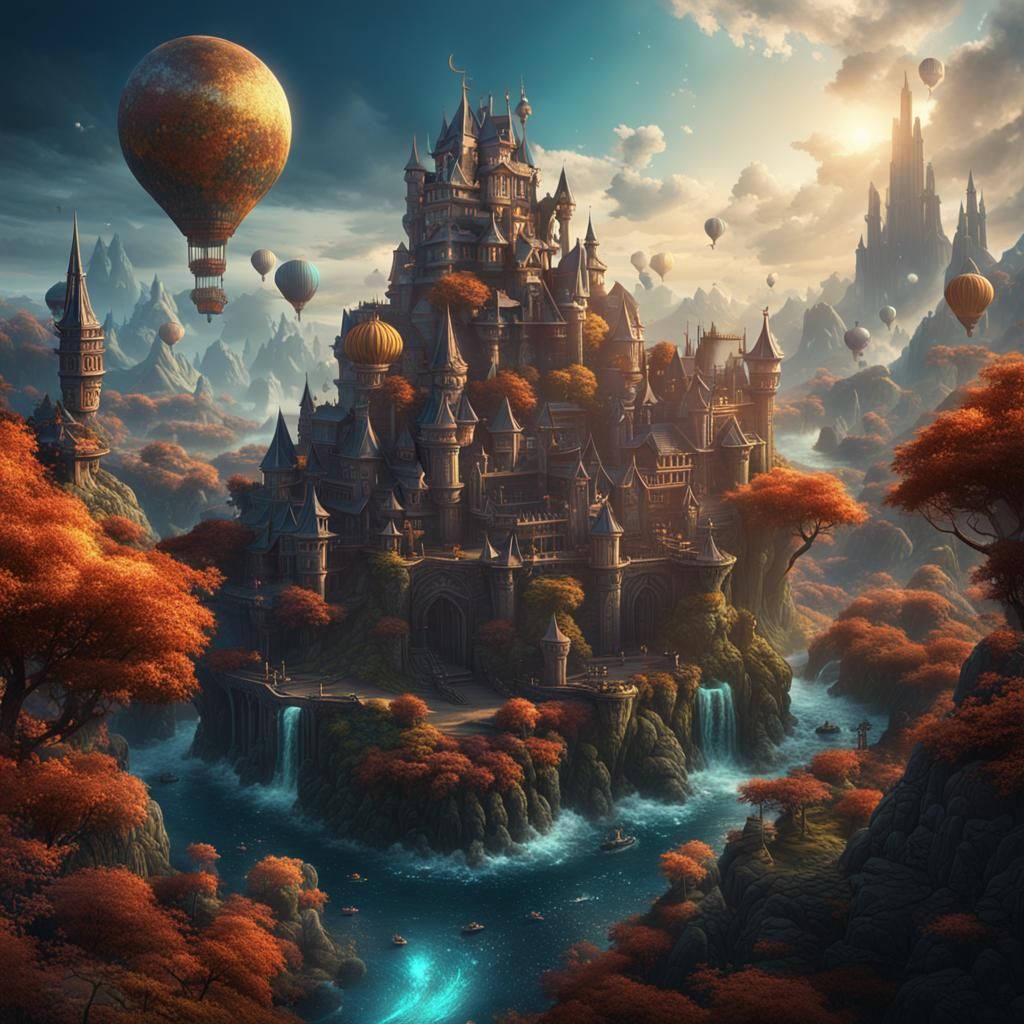 Fantastical Dream World in Deep Color