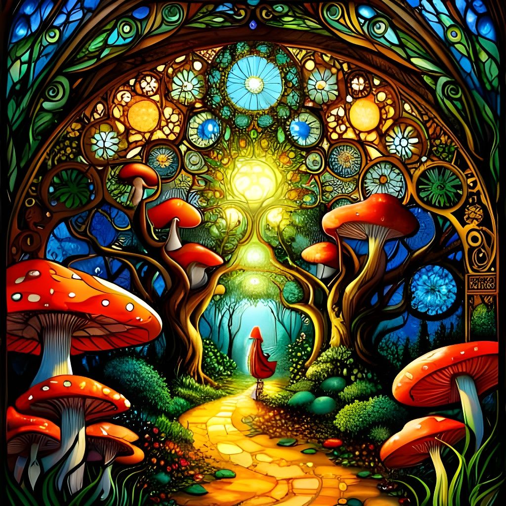 Enchanted Woodland Treehouse in Maximalist Fairytale Style