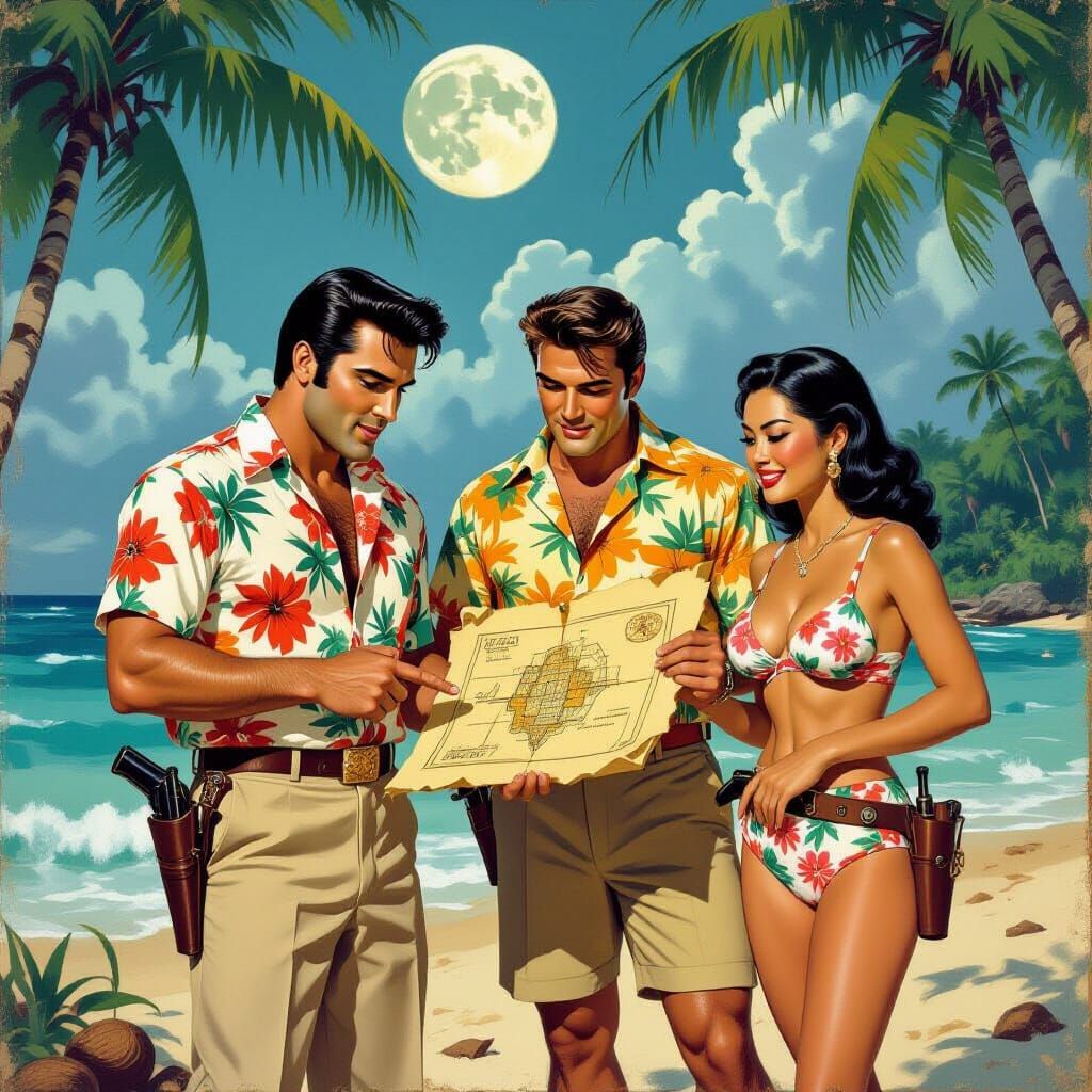 Pulp Adventure: Presley Brothers' Treasure Hunt