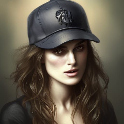 Gothic Portrait with Baseball Hat in Unreal Engine 5