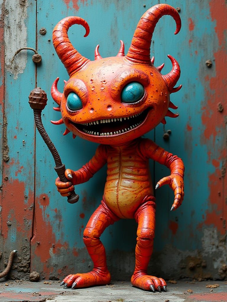 Miniature Mesonoxian City Suffering from Urban Angst and Osc...