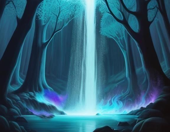 Surreal Double Exposure: Flames in Ethereal Mist