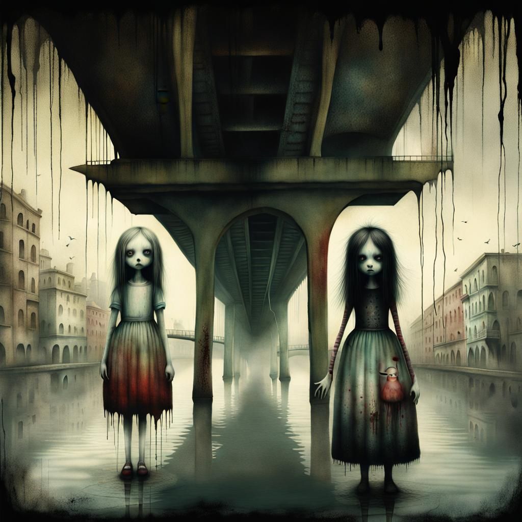 Surreal Body Horror Under the Bridge