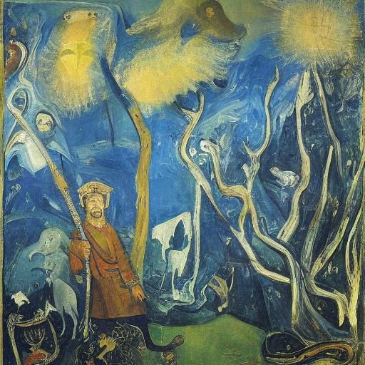 Wise Elk Disappears After Singing Cosmic Symphony