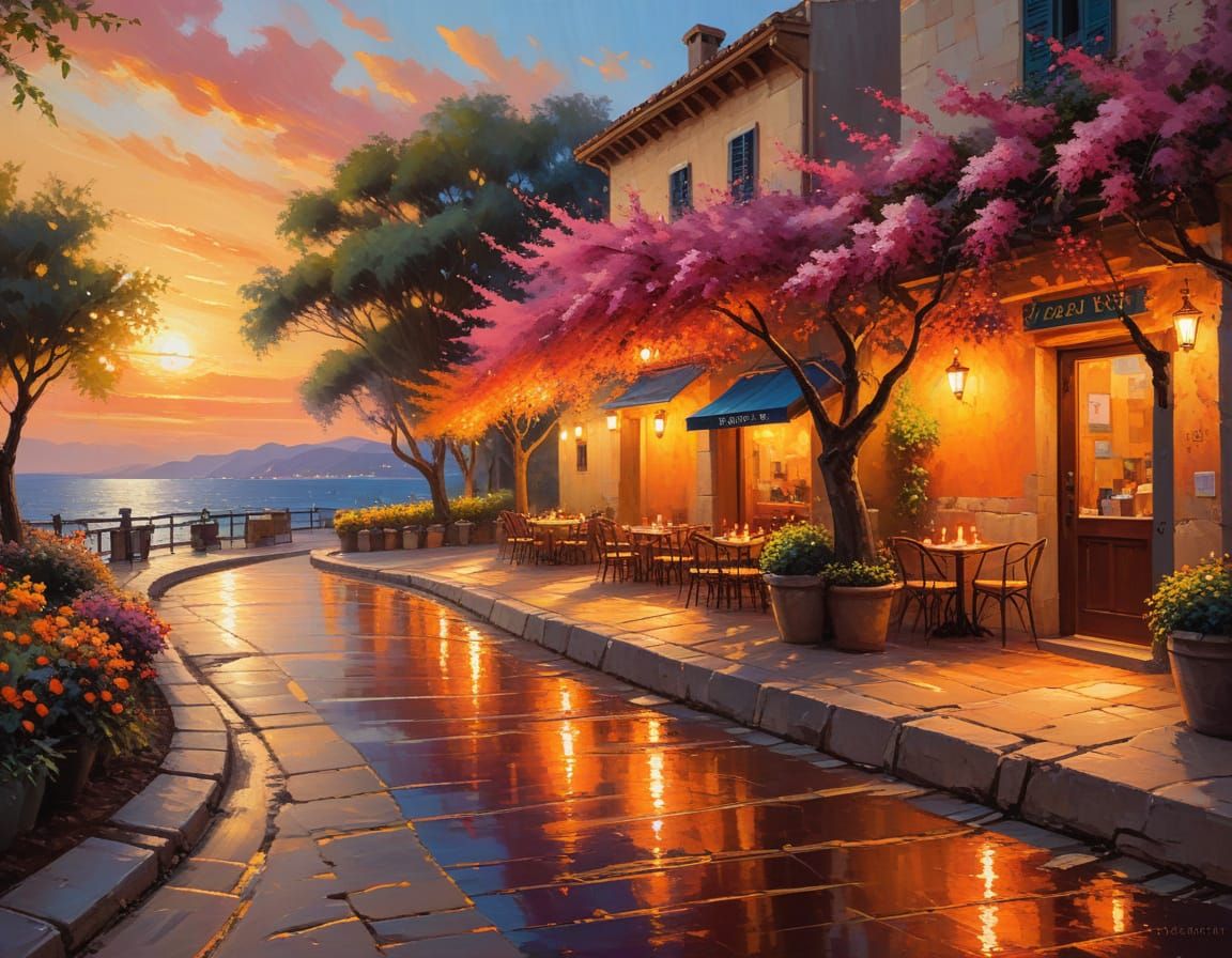 Alghero Sadonia Italy cafe