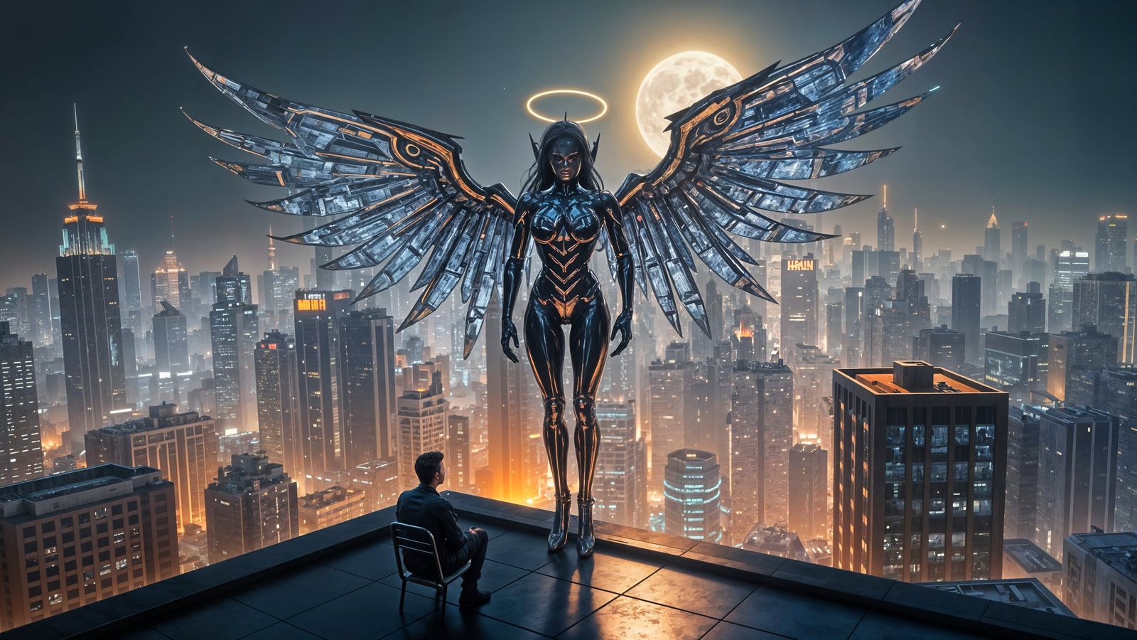 Futuristic Sci-Fi Mech Scene in 8K Resolution