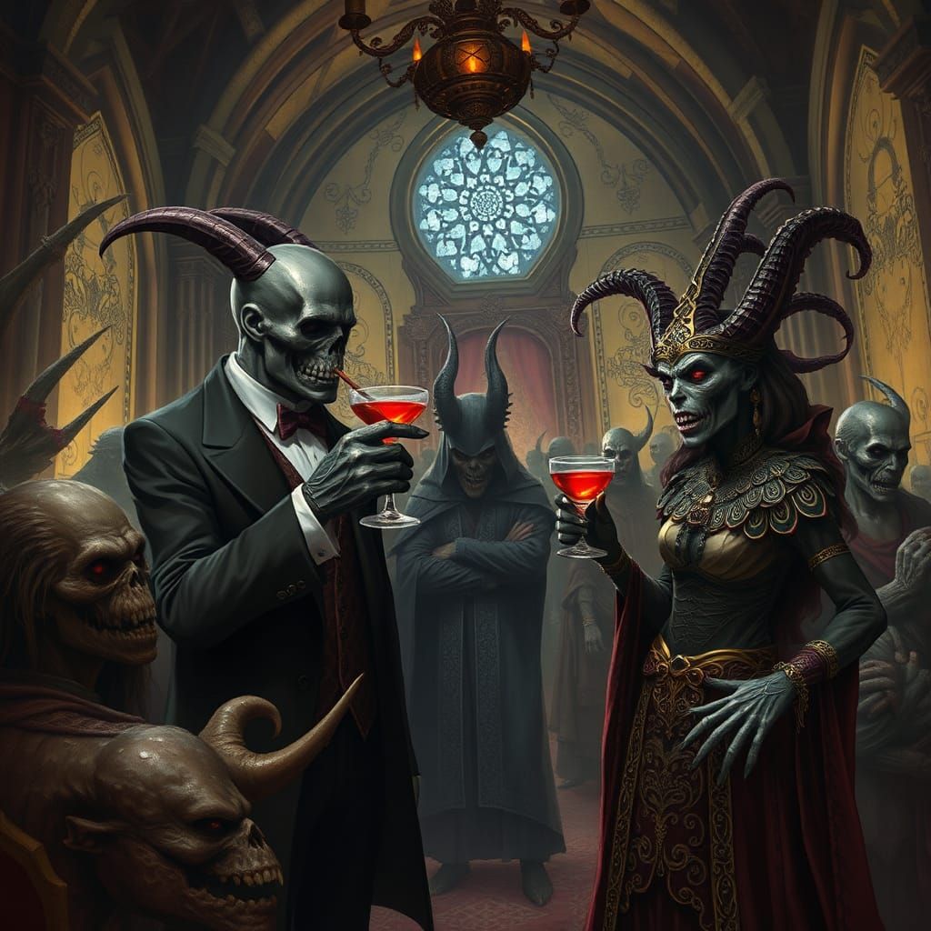 Death at a Dystopian Embassy Cocktail Party