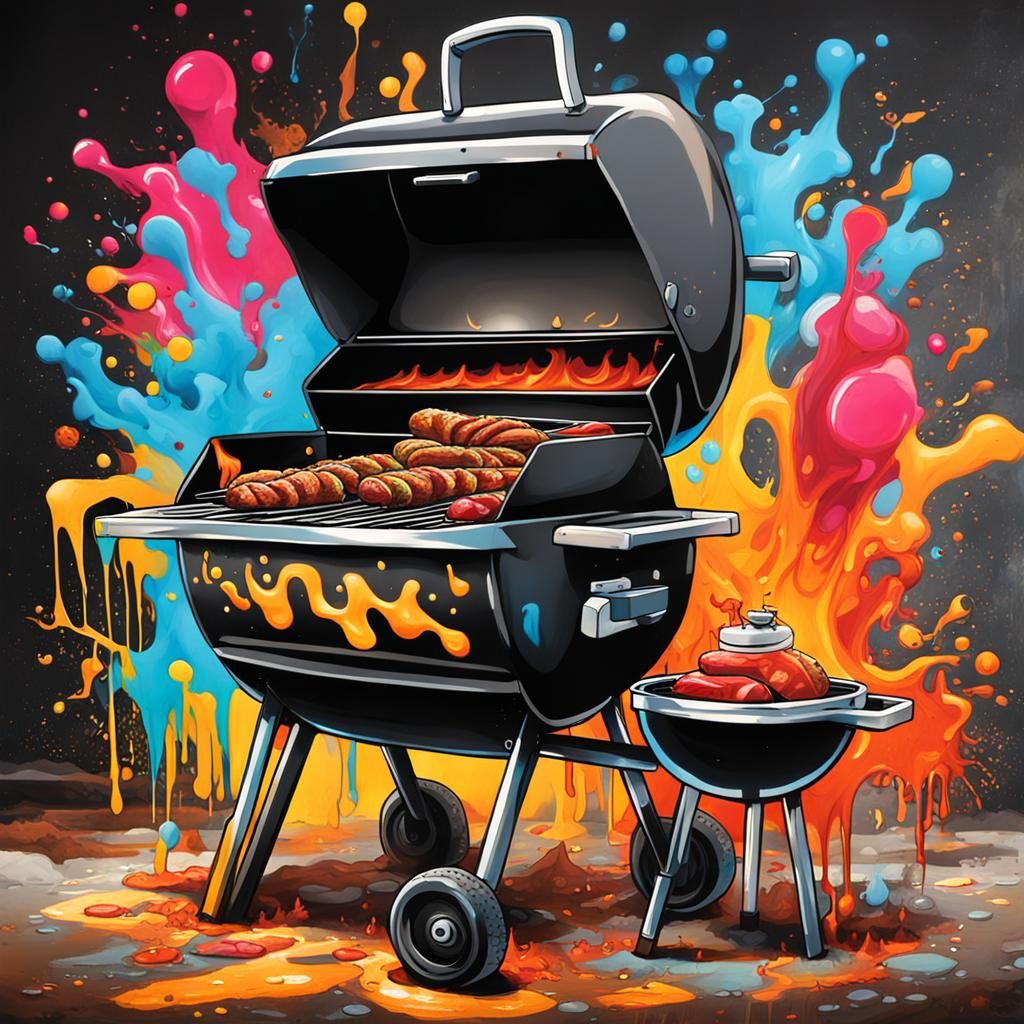 Cartoon Characters Dance: Graffiti Street Art