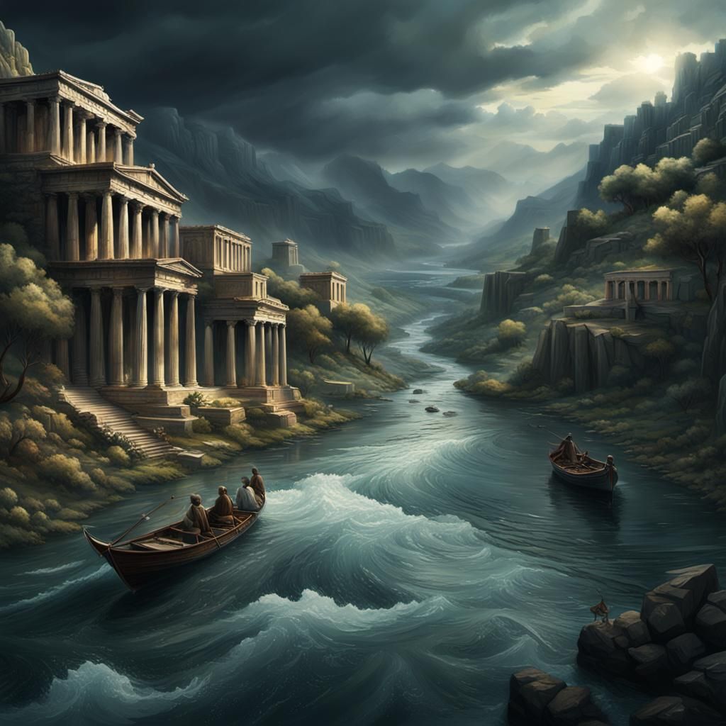 Epic River Styx: A Cinematic Underworld Entrance