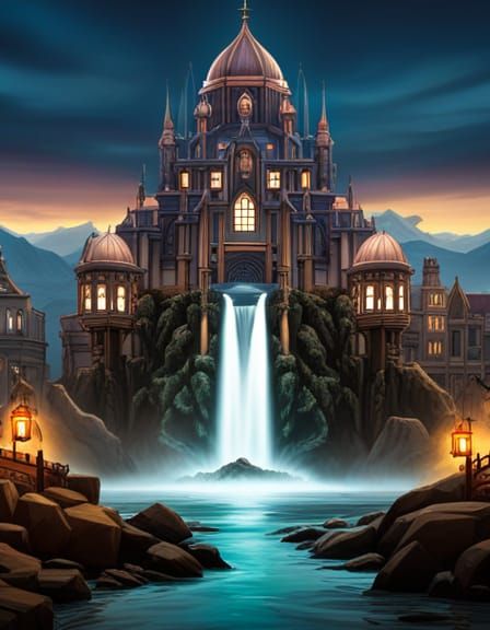 Cthulhu in Dark Fantasy Concept Art Style